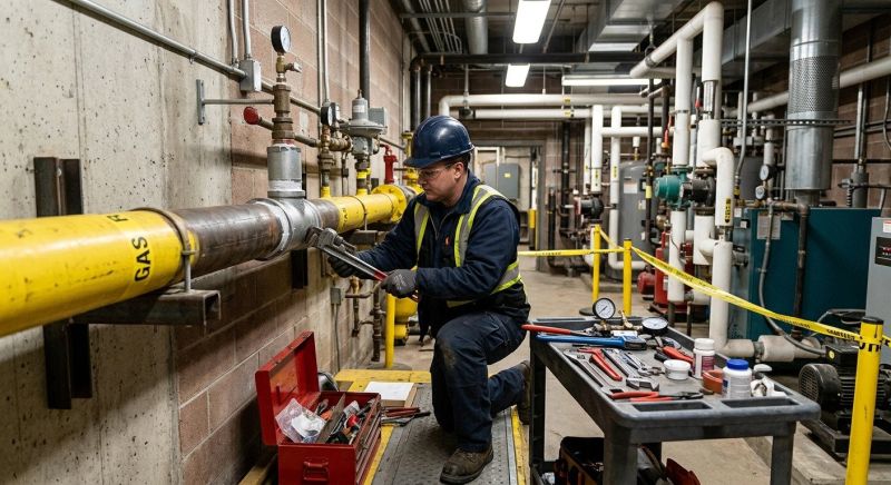 Commercial Gas Line Repair in Sacramento, CA
