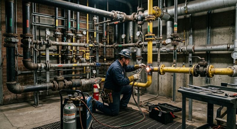 Commercial Gas Line Repair in Austin, TX
