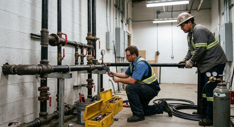 Commercial Gas Piping in Austin, TX