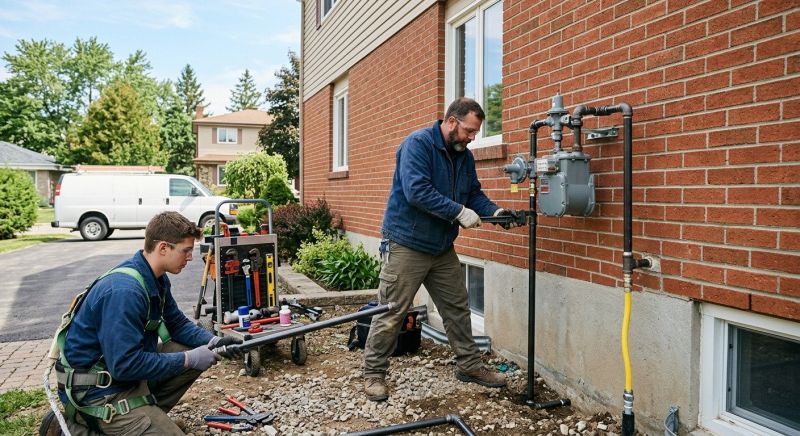 Fire Pit Gas Line Installation in Denver, CO