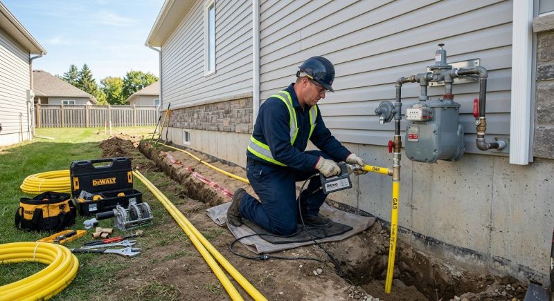 Gas Line Relocation in Columbus, OH