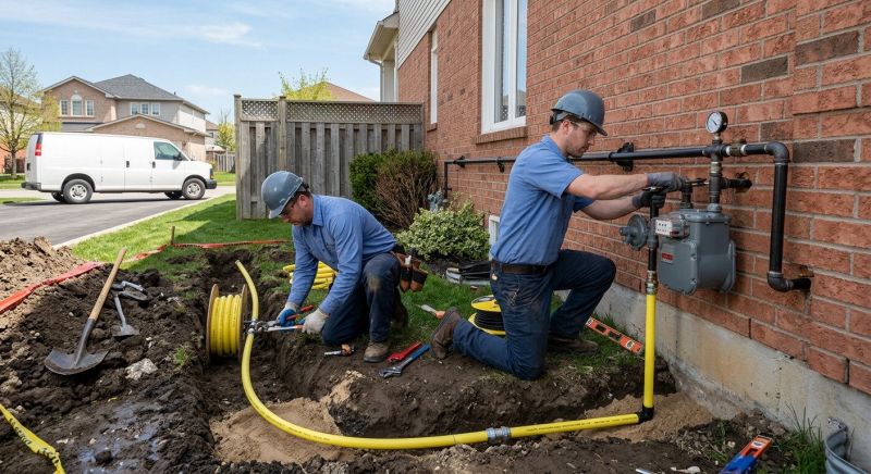 Gas Line Relocation in Columbus, OH