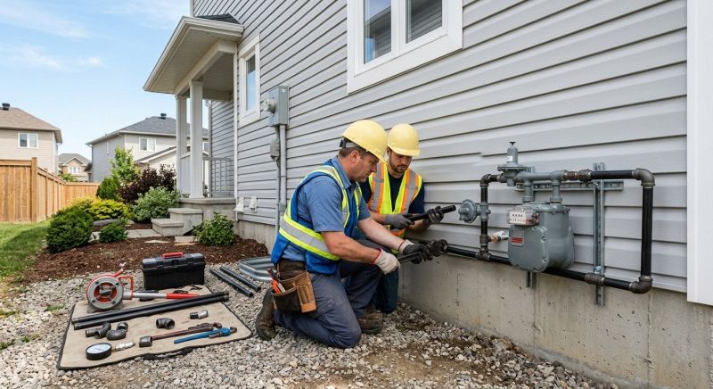 Gas Pipe Installation in Fredericksburg, VA