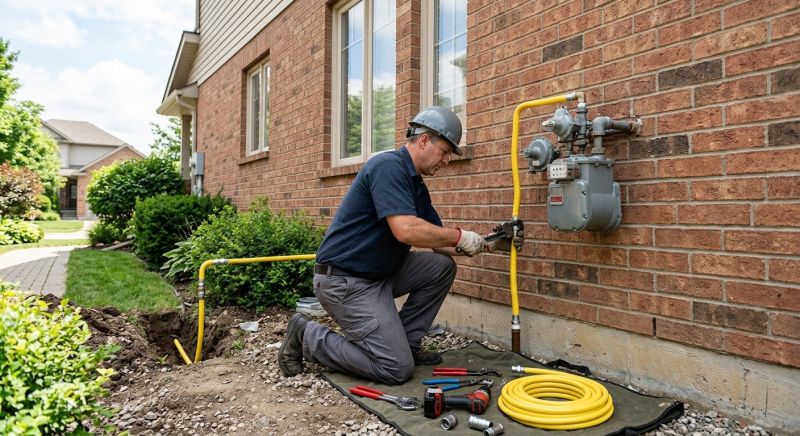 Natural Gas Line Installation in San Antonio, TX