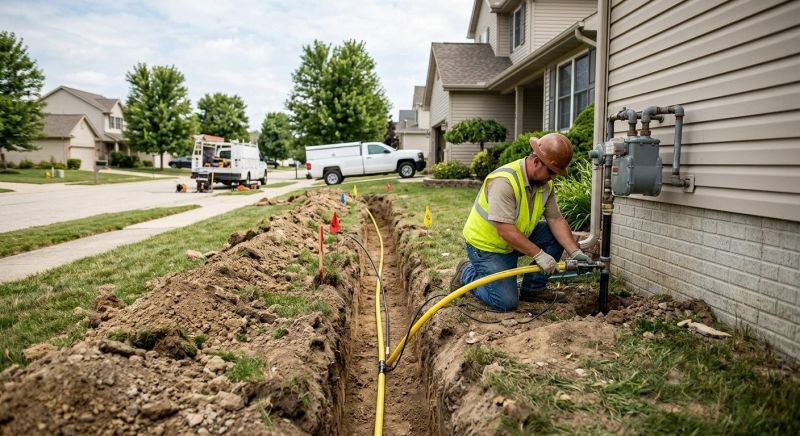 Natural Gas Line Installation in West Palm Beach, FL